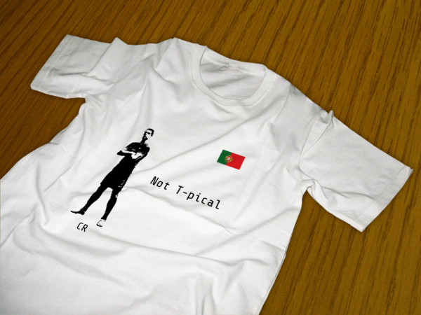 Playera Blanca Cristiano Ronaldo