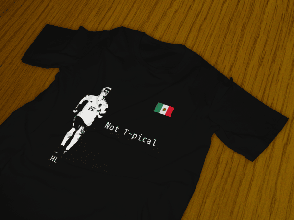 Playera Negra Hirving Lozano