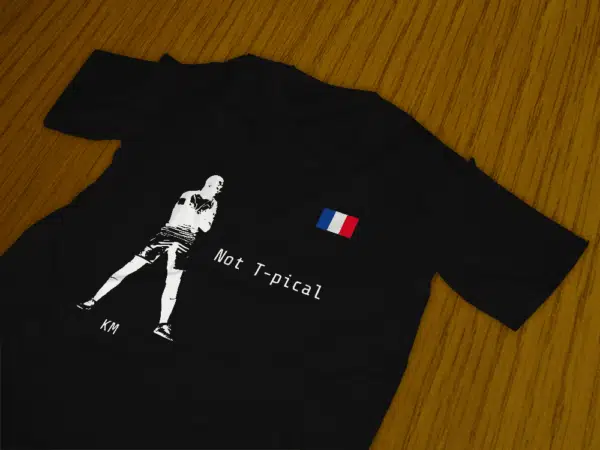 Playera Negra Kylian Mbappé