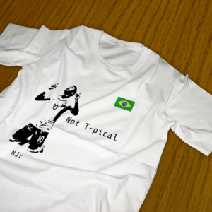 Playera blanca Neymar Jr