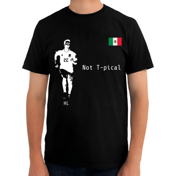 Playera negra Hirving Lozano