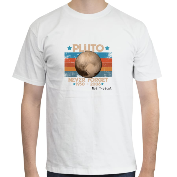 T-shirt Pluto Never Forget White